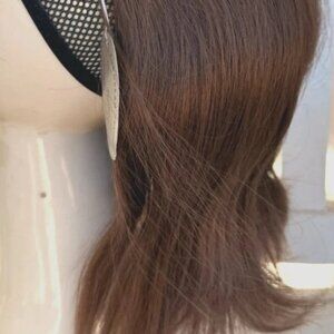 Vintage 100% Human Hair Fall from the 1970's -#31 Deep Rich Brown  NEW with tags